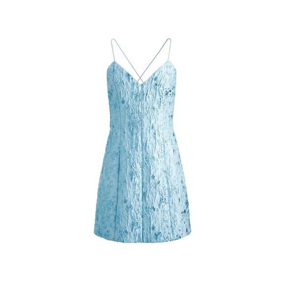 ALICE + OLIVIA Tayla Structured Lantern Mini Dress Size 12